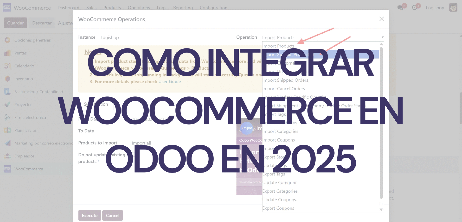 Cómo conectar odoo con woocommerce paso a paso (Guía 2026)