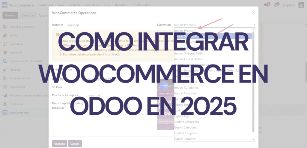 CÓMO INTEGRAR WOOCOMMERCE EN ODOO 2025