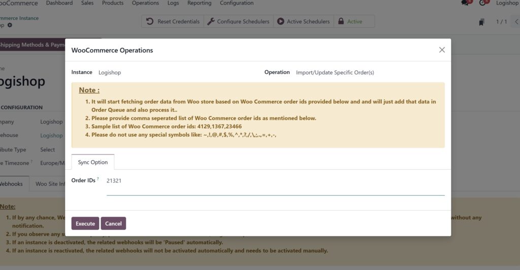 importar pedido a odoo desde woocommerce